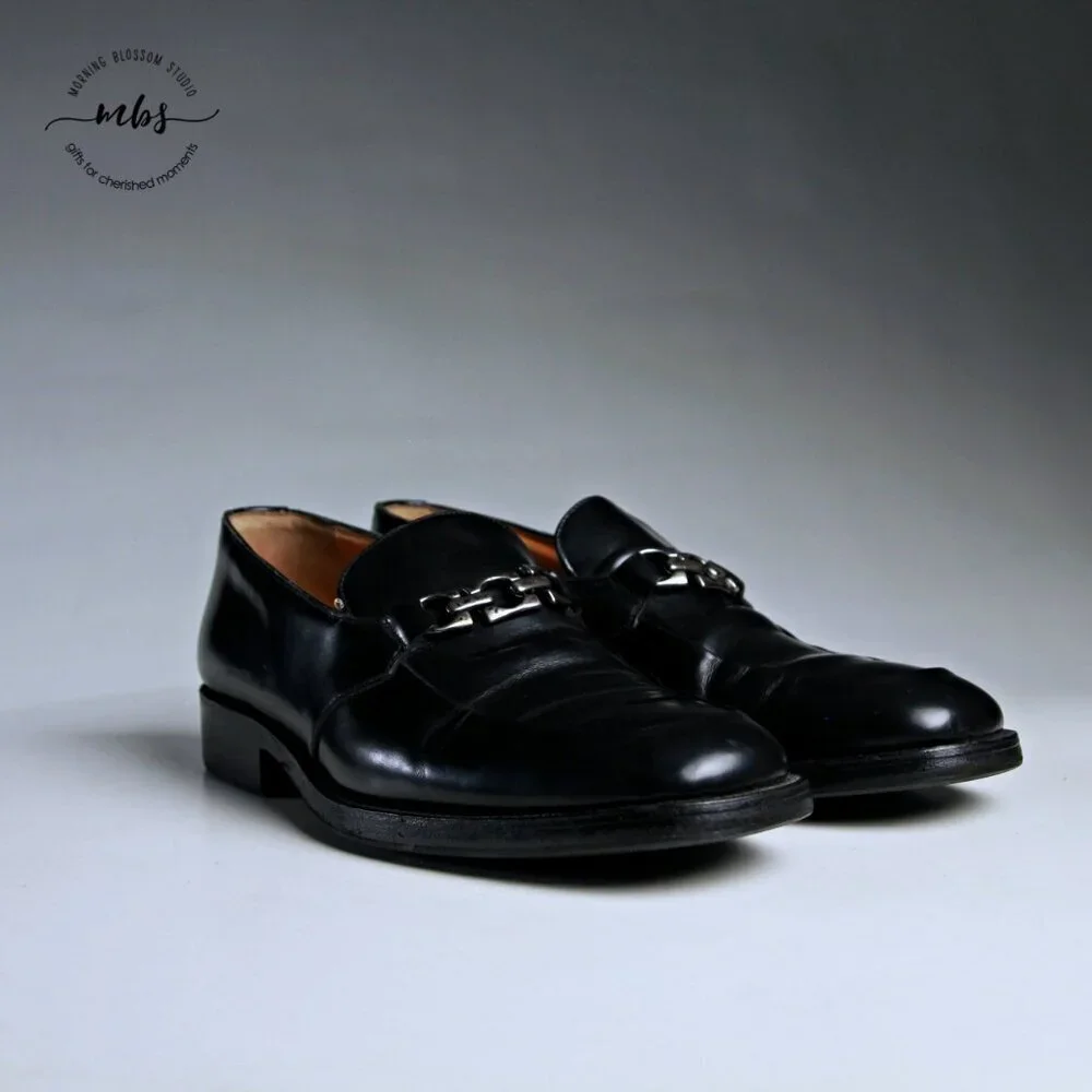 To‎ Boot New York Leather Dress Shoes Black Men 7.5
